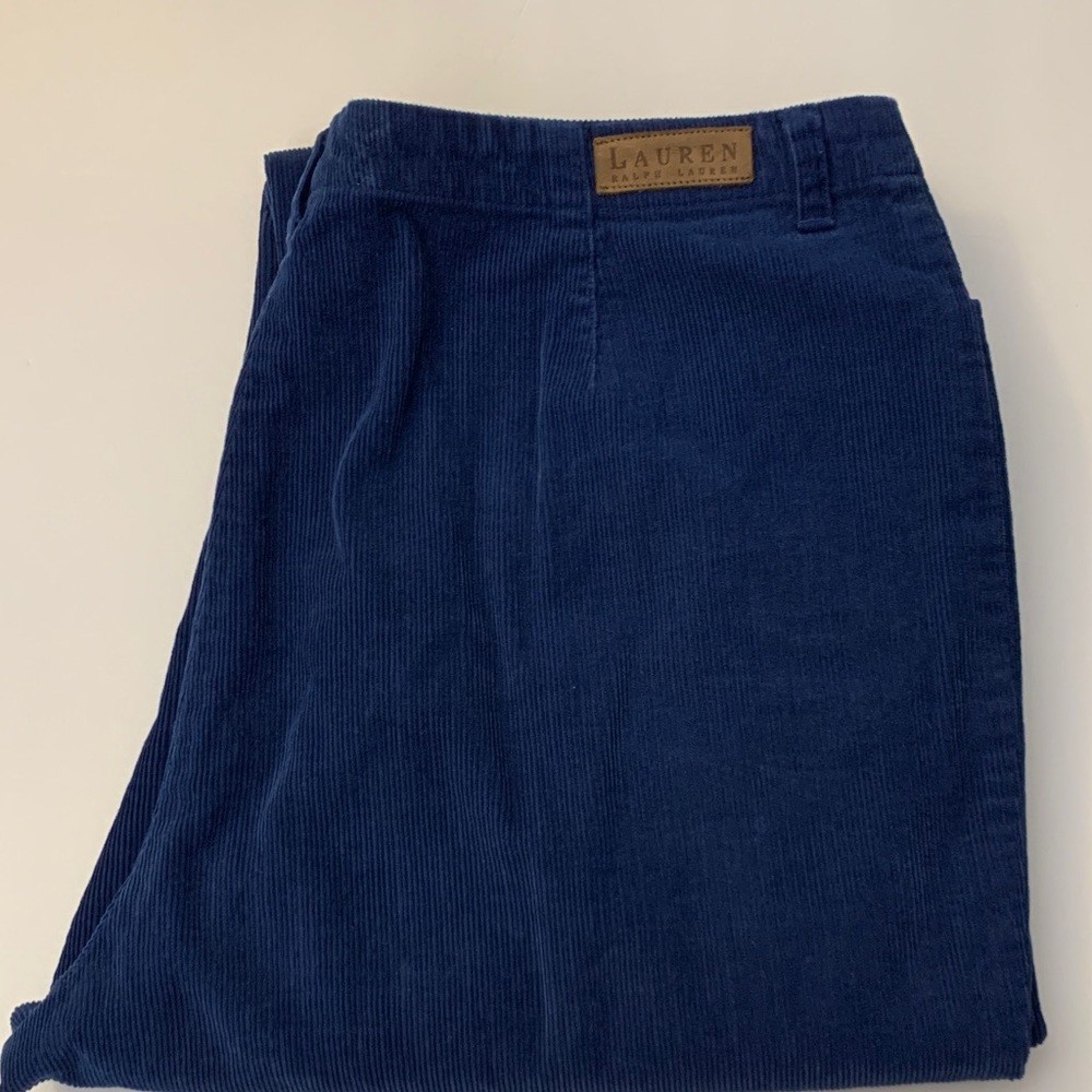 Ralph Lauren Navy Corduroy Pants
